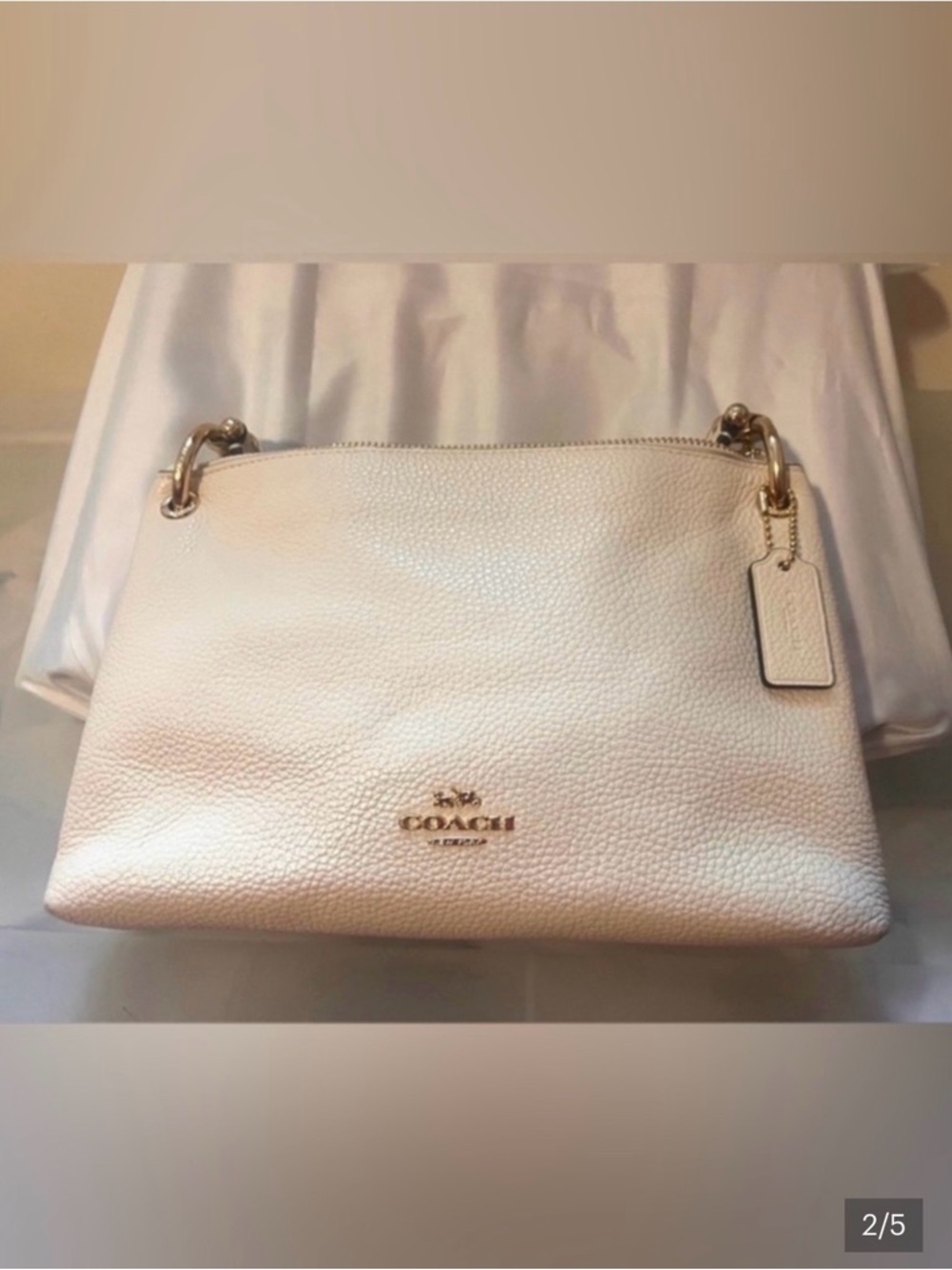 Coach Mia Pebbled Leather Crossbody Bag - Picture 2 of 5